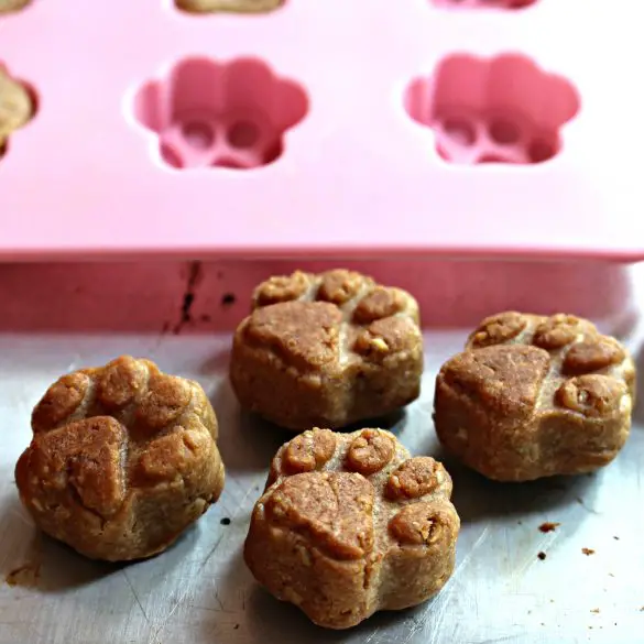 Paw Prints Peanut Butter Dog Cookies