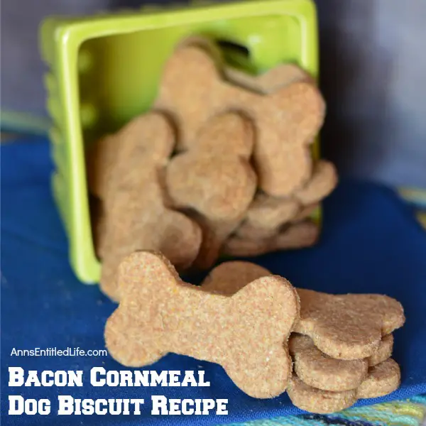 Bacon Cornmeal Dog Biscuits